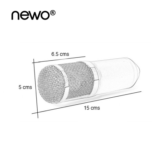 Micrófono Condensador USB Windows Macbook Blanco