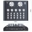 Kit Microfono con Mixer Tarjeta Sonido USB 