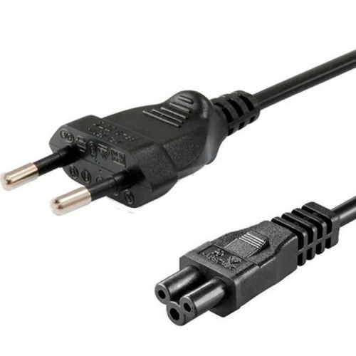 Cable trébol de poder corriente notebook  SIN TIERRA