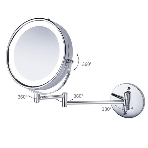 Espejo Led Cosmético con Luz Articulado Abatible