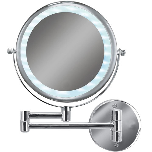 Espejo Led Baño Cosmético con Luz Articulado Abatible