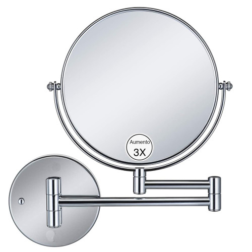 Espejo Cosmético Articulado Abatible con aumento