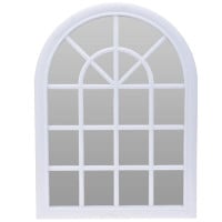 Espejo ventana decorativo arqueado 60 x 45 cms
