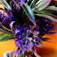 Planta Flor artificial decorativa 30 cms morada