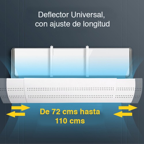 Deflector Aire acondicionado ajustable Universal