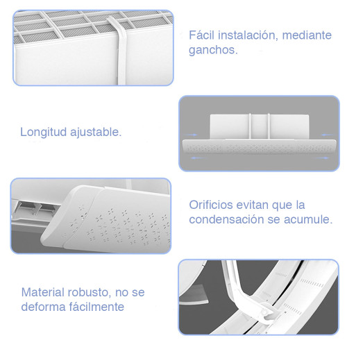 Deflector Aire acondicionado ajustable Universal Deflector Aire acondicionado ajustable Universal
