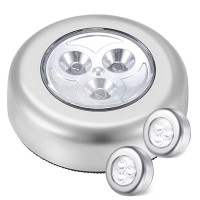  Luces Led fría inalámbricas por toque x 3