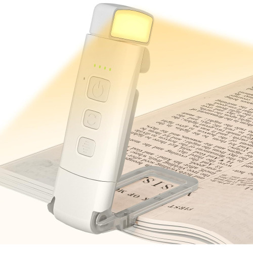 Luz lectura para leer libros cama noche ajustable