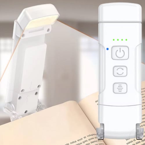 Luz lectura para leer libros cama noche ajustable