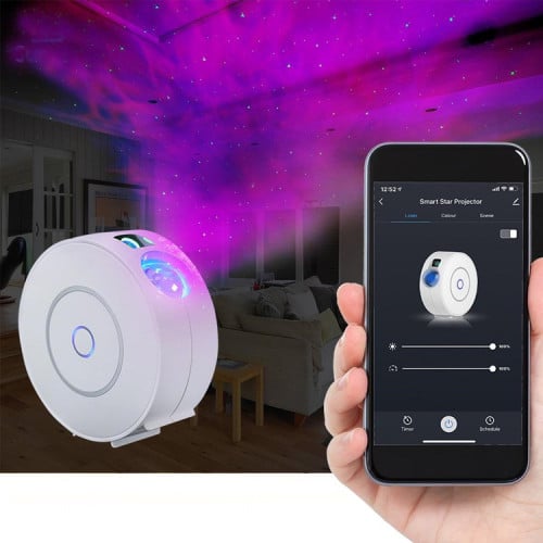 Proyector de Galaxia RGB Lámpara control celular
