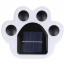 Luz solar jardín estaca diseño huella cálida