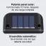 Foco Solar exterior balcón y escaleras Pack x 4