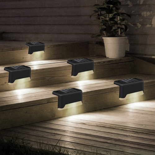 Foco Solar exterior balcón y escaleras Pack x 4