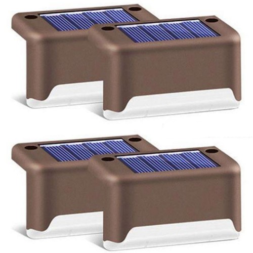 Foco Solar exterior balcón y escaleras Pack x 4