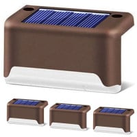 Foco Solar exterior balcón y escaleras Pack x 4