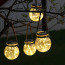 Lámpara Solar Colgante Luz cálida jardín