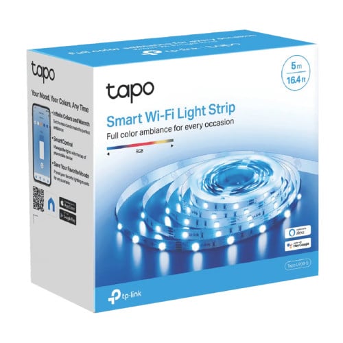 Tira de luz LED inteligente Wi-Fi TP-Link Tapo L900-5 de 5 metros