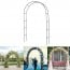 Arco jardín plantas enredaderas altura ajustable
