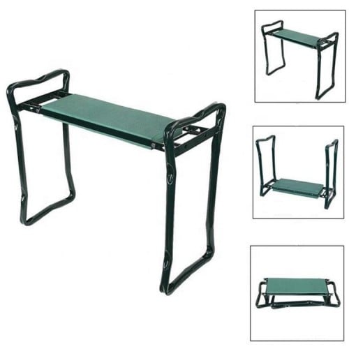 Silla jardinería rodillera y organizador herramientas