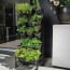 Huerto vertical con ruedas jardinera maceteros móvil 