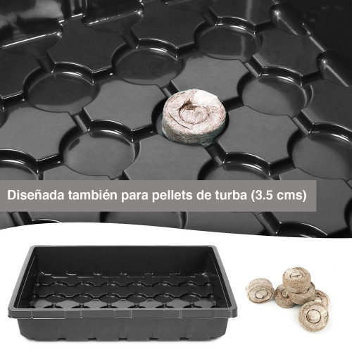Bandeja Almaciguera germinador semillas MIB-KN100