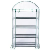 Mini invernadero vertical armable 4 bandejas 158 cms