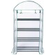 Mini invernadero vertical armable 4 bandejas 158 cms