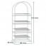 Mini invernadero vertical armable 4 bandejas 158 cms