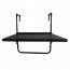 Mesa para balcón colgante abatible plegable baranda