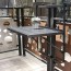 Mesa para balcón colgante abatible plegable baranda
