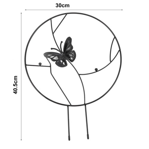 Soporte plantas trepadoras Mariposa Negra 