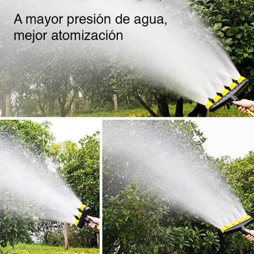 Regador manguera 5 aspersores para riego jardín