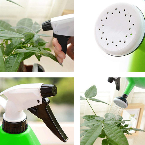 Regadera con pulverizador de agua plantas 1000 ml