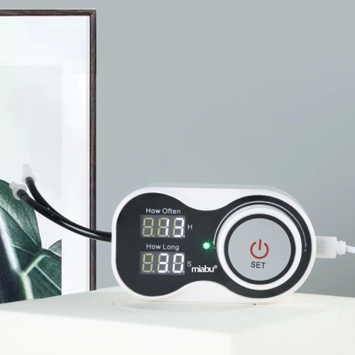 Sistema riego con temporizador por goteo plantas