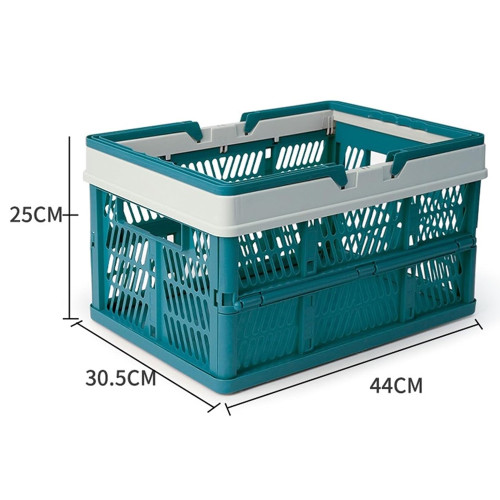 Canasto plegable picnic caja almacenamiento 44 x 30 cms Canasto plegable picnic caja almacenamiento 44 x 30 cms