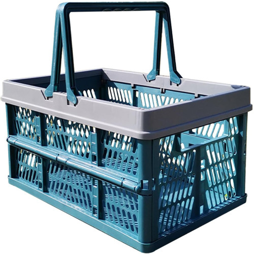 Canasto plegable picnic caja almacenamiento 44 x 30 cms Canasto plegable picnic caja almacenamiento 44 x 30 cms