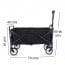 Carro de arrastre plegable ajustable hasta 40 KG