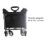 Carro de arrastre plegable ajustable hasta 40 KG