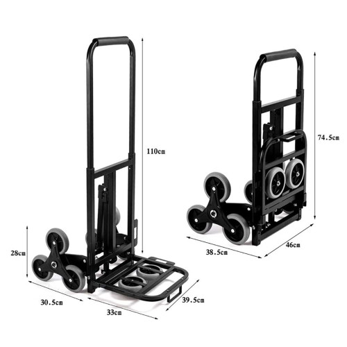 Yegua carro sube escaleras acero hasta 150 KG