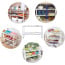 Organizador mueble cocina lavaplatos baño ajustable 
