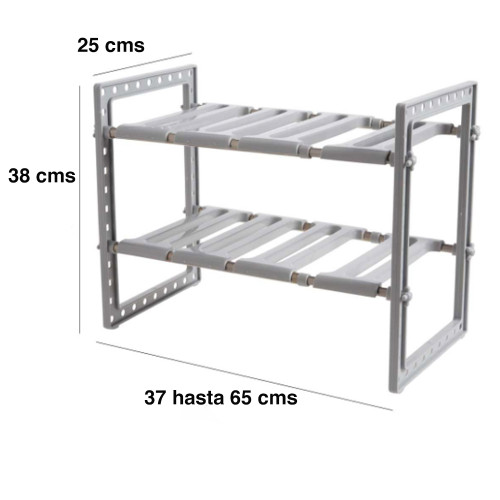 Organizador mueble cocina lavaplatos baño ajustable 