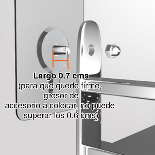 Colgador tornillo no más clavos adhesivo pared x 4 Colgador tornillo no más clavos adhesivo pared x 4