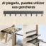 Colgador de ropa retráctil pared repisa ganchos