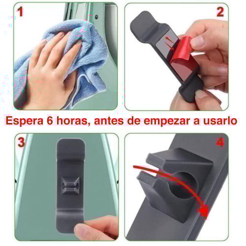 Enrollador cables electrodomésticos adhesivo x 5 Enrollador cables electrodomésticos adhesivo x 5
