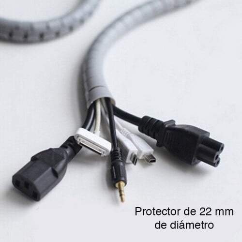 Pack Protector cables escritorio negro Pack Protector cables escritorio negro