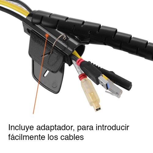 Protector organizador de cables 2 metros 