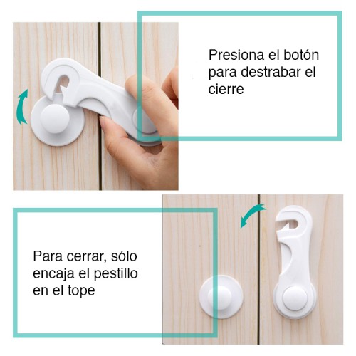 Cierre seguridad puertas muebles niños y terremotos