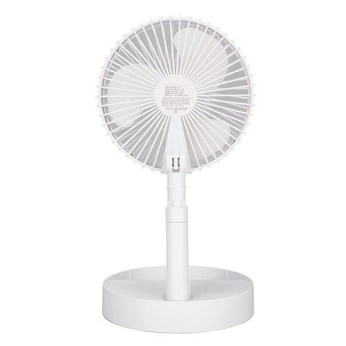 Ventilador USB de escritorio altura ajustable Blanco