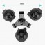 Soporte triple ventosa para GoPro Automóvil