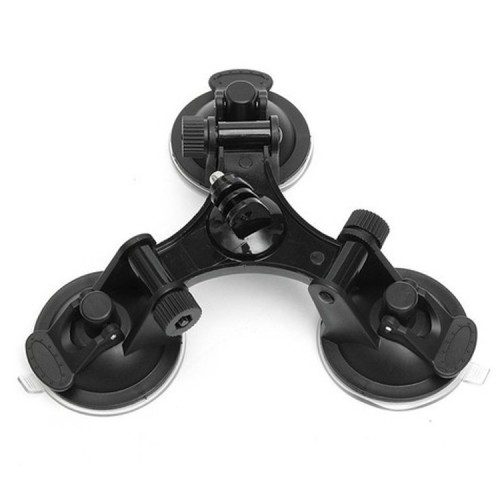 Soporte triple ventosa para GoPro Automóvil
